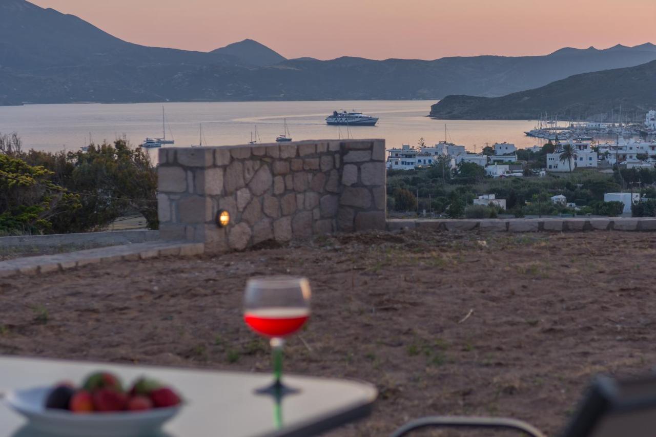 Sea, Sunset & Garden View Parasporos Houses, Milos Adámasz Kültér fotó