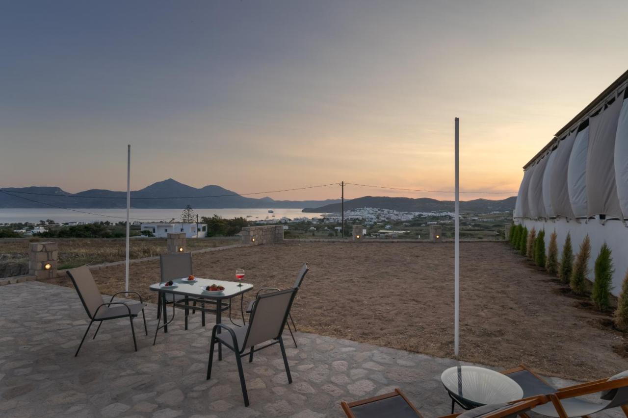 Sea, Sunset & Garden View Parasporos Houses, Milos Adámasz Kültér fotó