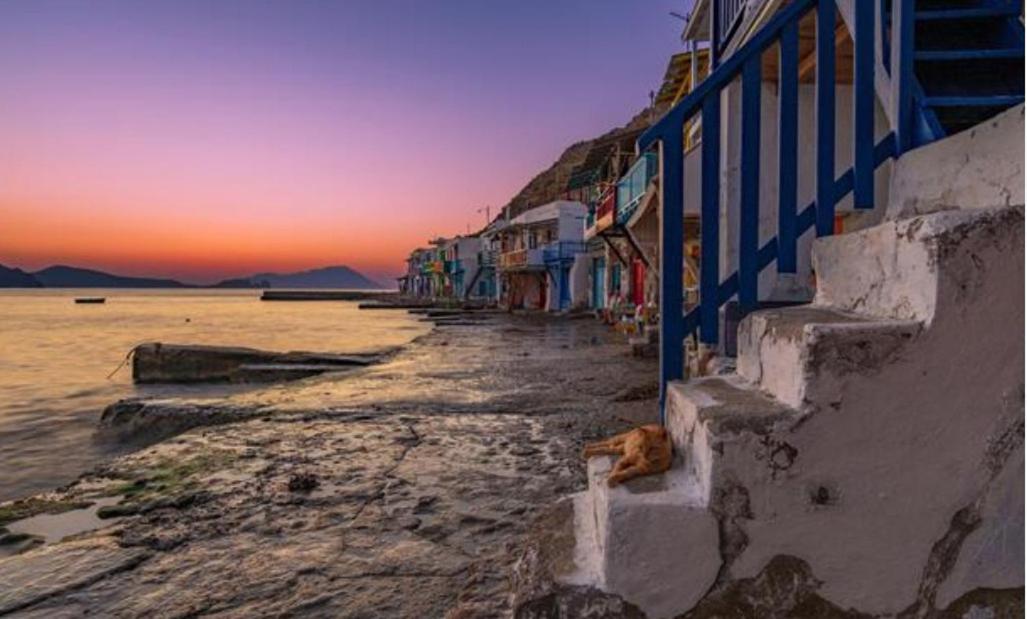 Sea, Sunset & Garden View Parasporos Houses, Milos Adámasz Kültér fotó